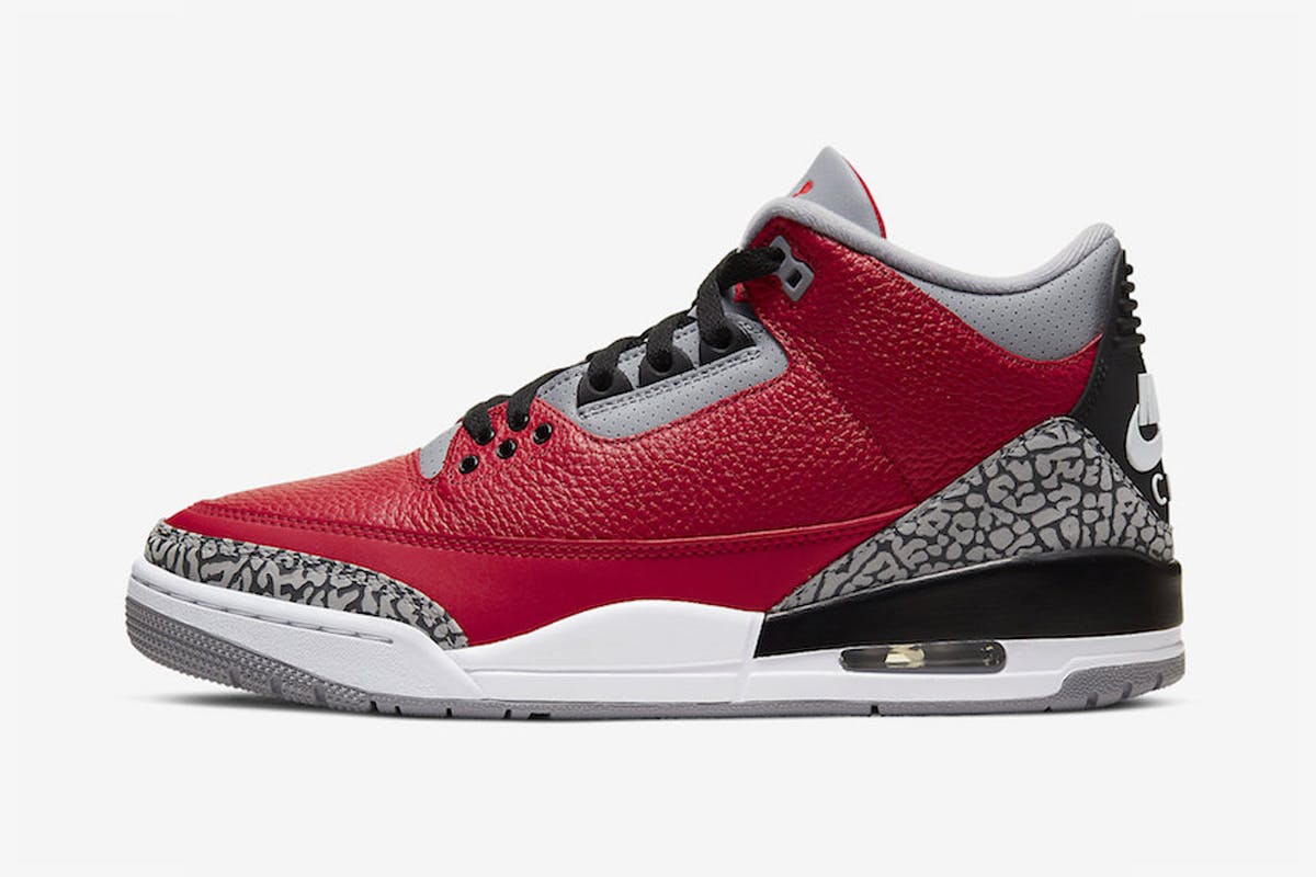 red and white jordan 3